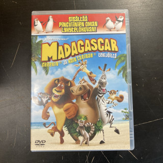 Madagascar DVD (VG+/M-) -animaatio-